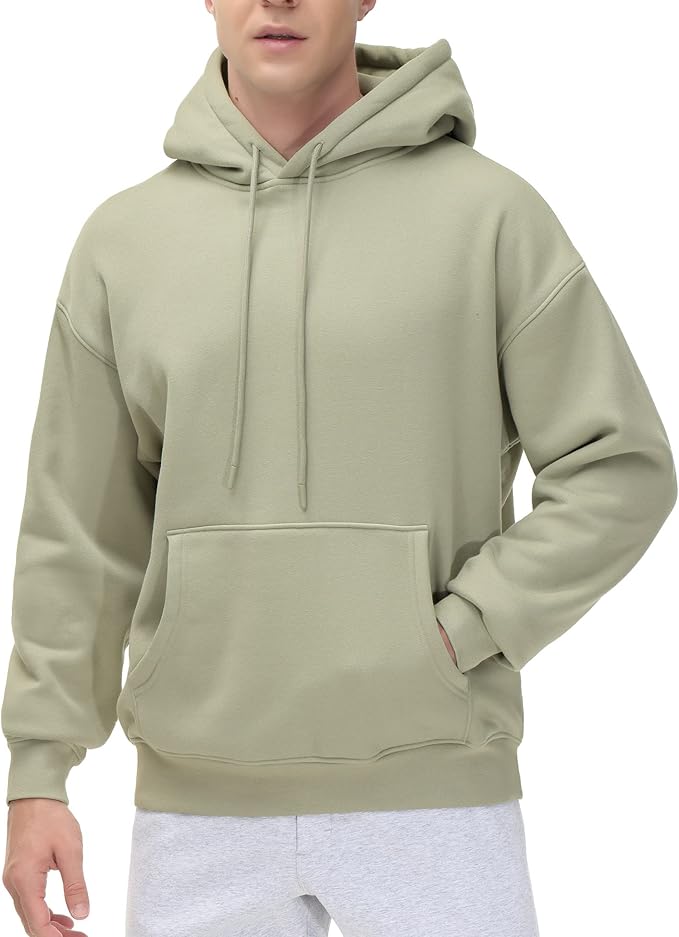 THE GYM PEOPLE Men's Fleece Pullover Hoodie Loose Fit Ultra Soft 